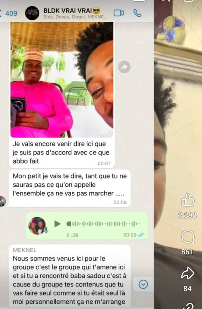 La rupture entre Abbo Amigo et le groupe Baladji Kwata 