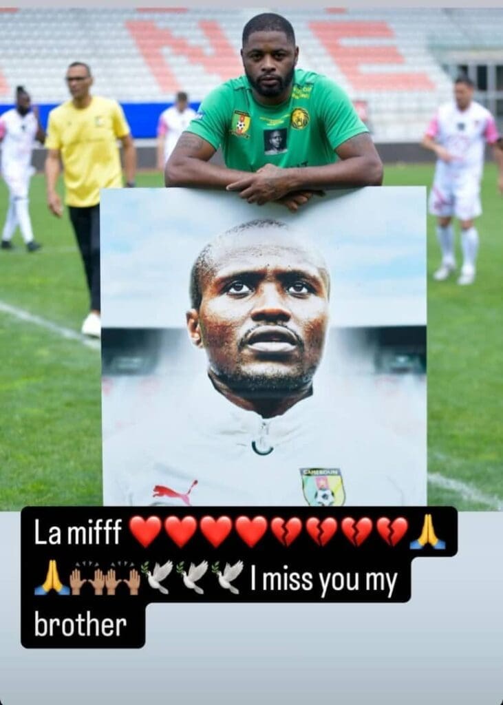 Song, Mbia, Chedjou les frères de terrain rendent hommage à Nguemo