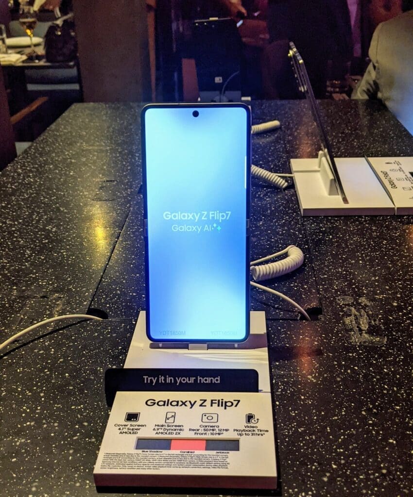 Samsung dévoile ses nouveaux modèles Galaxy Z Fold 7 et Z Flip 7