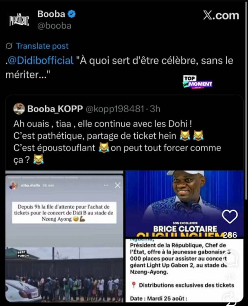 Depuis la rupture de leur collaboration au sein du label 92i Africa, Booba, le Duc de Boulogne, multiplie les piques contre son ancien