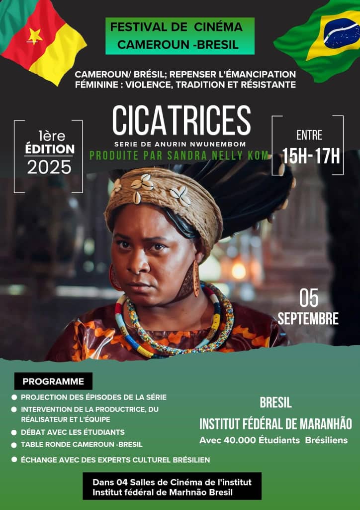 La série camerounaise Cicatrices sélectionnée à la 1ère édition du Festival international du film Cameroun-Brésil