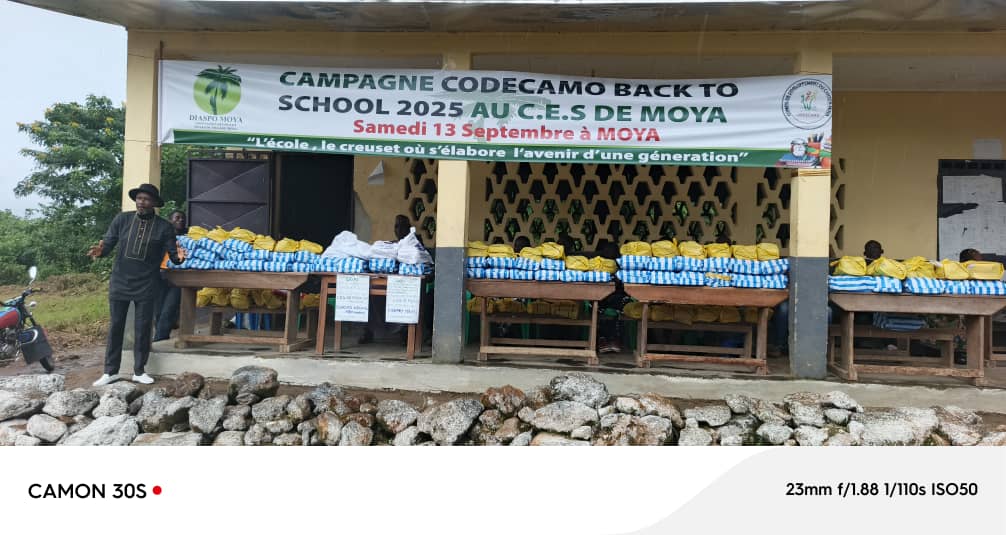 le CODEMACO soutient l’éducation au C.E.S de Moya