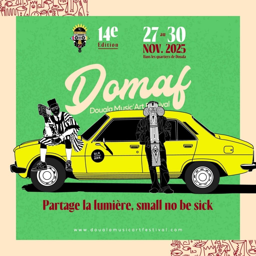 Jules Nya, responsable du pôle musique, et de Philippe Essack, responsable du pôle Jazz du Douala Music Art Festival (DOMAF) 2025. 
