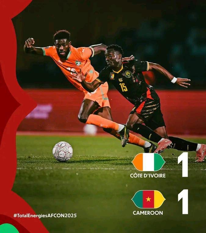 Cameroun – Côte d’Ivoire : un choc de titans sans vainqueur mais riche en enseignements (1-1)