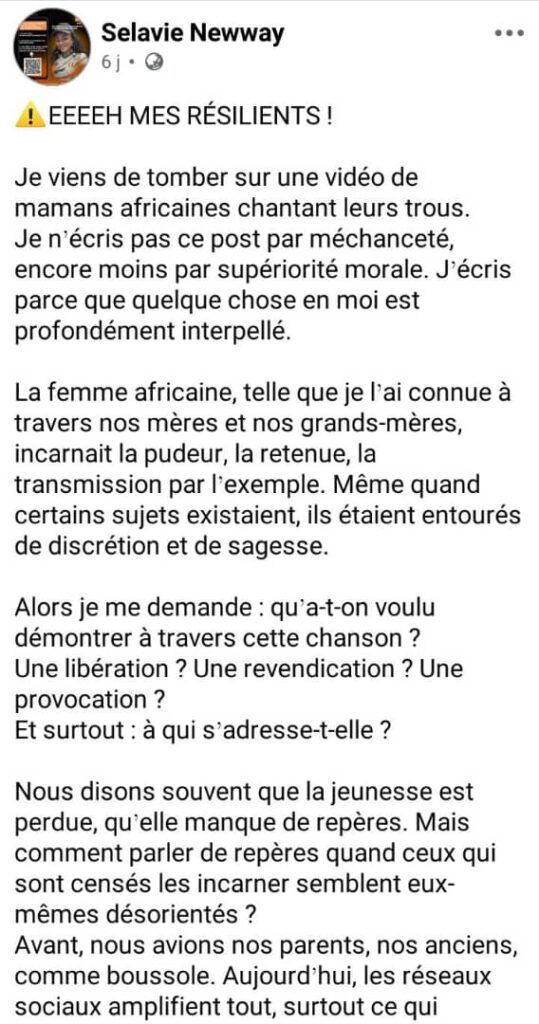 Ces derniers jours, les réseaux sociaux camerounais sont secoués par une vidéo qui choque et amuse à la fois : des femmes, certaines