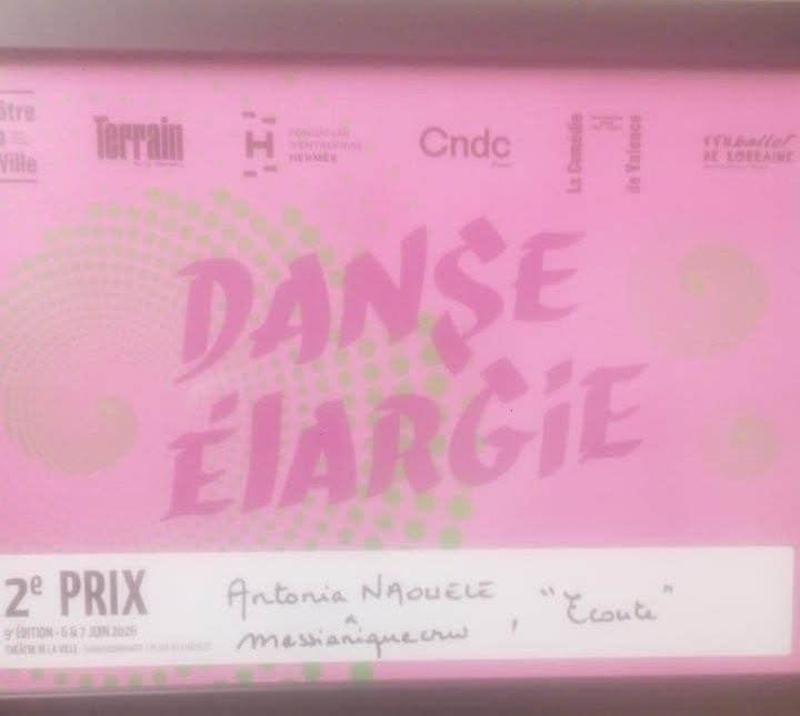 L’artiste chorégraphe camerounaise Antonia Naouele fait partie des lauréats de la 9e édition du concours international Danse 
